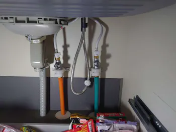 愛知県豊田市のお客様のキッチン水栓工事　具体的な工事内容1