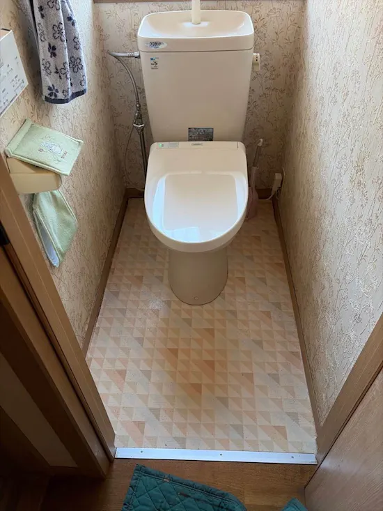 工事前　千葉県長生郡長柄町のお客様のトイレ工事