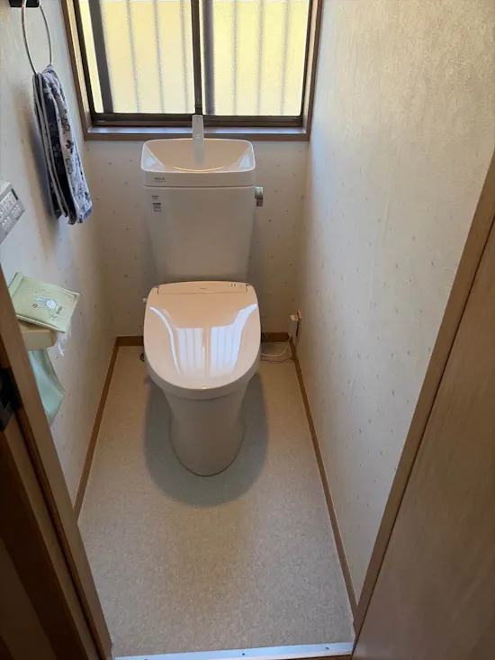 工事後　千葉県長生郡長柄町のお客様のトイレ工事