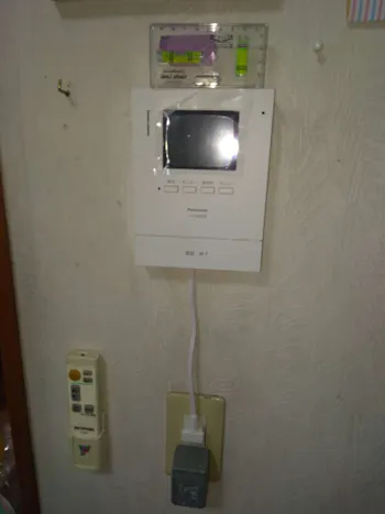 埼玉県入間市のお客様のドアホン交換工事