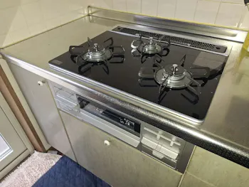 宮城県富谷市のお客様のビルトインコンロ交換工事