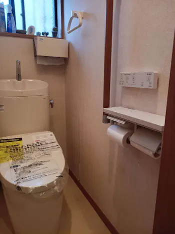 東京都立川市のお客様のトイレ交換工事　具体的な工事内容1