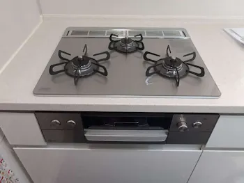 神奈川県大和市のお客様のビルトインコンロ・ガスコンロ工事