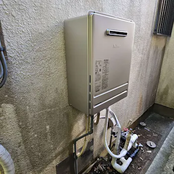 神奈川県横須賀市のお客様のガス給湯器工事