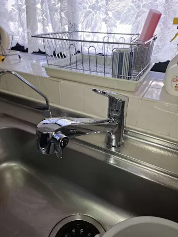 宮城県黒川郡富谷町のお客様のキッチン混合栓交換工事