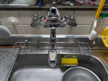 静岡県静岡市のお客様のキッチン水栓交換工事