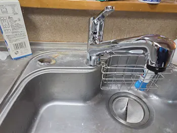 栃木県宇都宮市のお客様のキッチン水栓交換工事