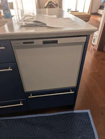 三重県三重郡朝日町のお客様の食洗機交換工事