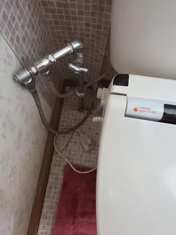 栃木県宇都宮市のお客様の便座交換工事　具体的な工事内容2