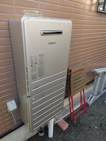 東京都日野市のお客様のガス給湯器交換工事　具体的な工事内容2