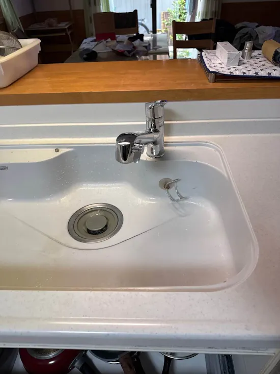 工事後　千葉県茂原市のお客様の水栓交換工事
