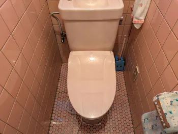 静岡県静岡市清水区のお客様の温水洗浄便座工事