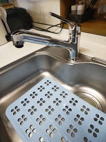 福島県いわき市のお客様のキッチン水栓交換工事