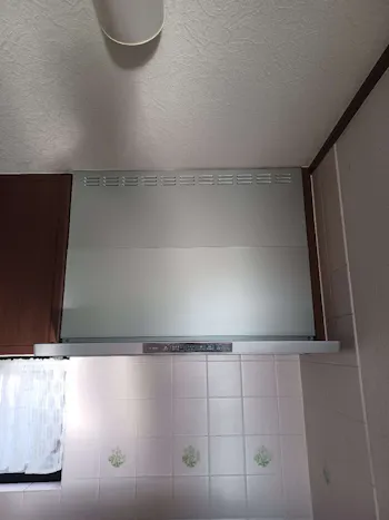 東京都八王子市のお客様のレンジフード交換工事