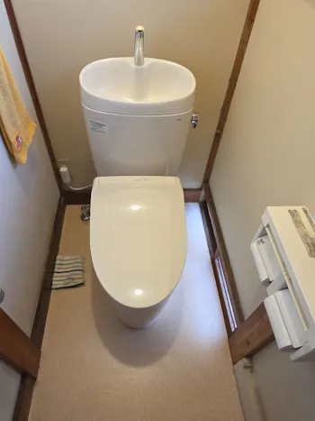 栃木県宇都宮市のお客様のトイレ交換工事