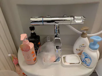 静岡県静岡市のお客様の浴室混合水栓交換工事