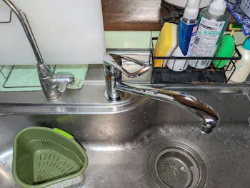 静岡県静岡市清水区のお客様のキッチン水栓工事