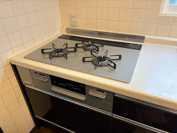 東京都八王子市のお客様のビルトインコンロ・ガスコンロ工事