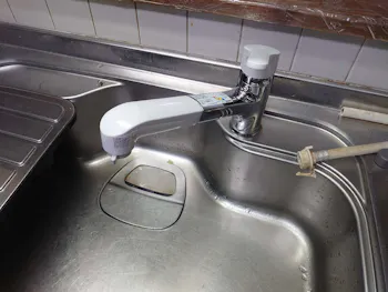 愛知県名古屋市のお客様のキッチン水栓交換工事