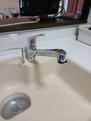 茨城県牛久市のお客様のキッチン水栓交換工事