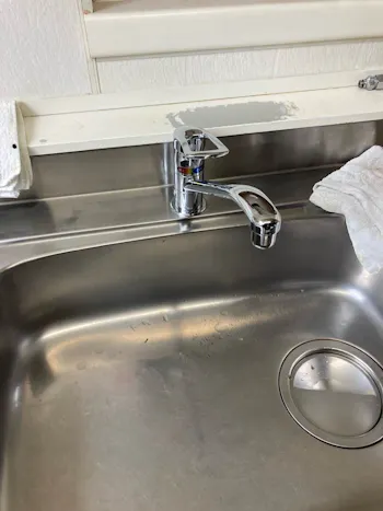 静岡県浜松市のお客様のキッチン水栓交換工事