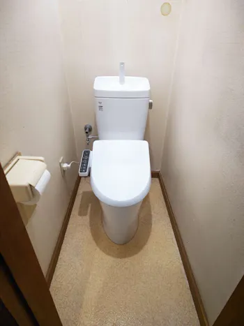 福島県いわき市のお客様のトイレ交換工事