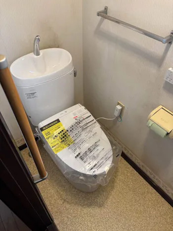 三重県桑名市のお客様のトイレ工事