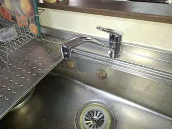 宮城県大崎市のお客様の台所水栓交換工事