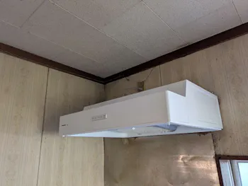 静岡県磐田市のお客様のレンジフード交換工事