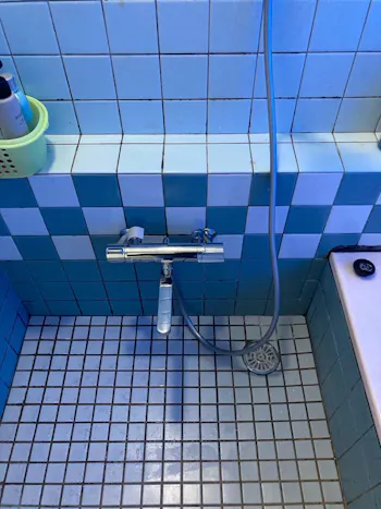 静岡県磐田市のお客様の浴室水栓交換工事