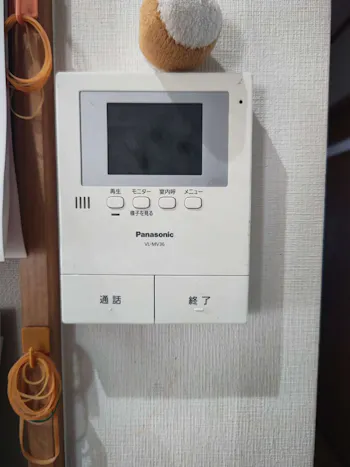 福島県いわき市のお客様のTVドアホン交換工事　具体的な工事内容2