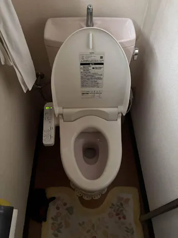 茨城県常総市のお客様のウォシュレット交換工事