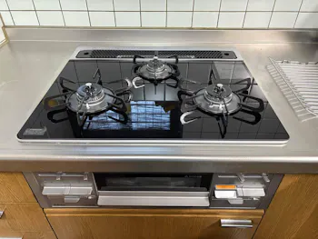 神奈川県横浜市のお客様のビルトインコンロ・ガスコンロ工事