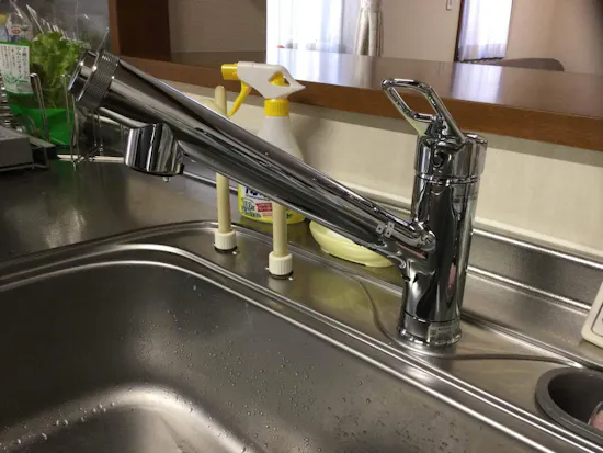 工事後　埼玉県入間市のお客様の水栓交換工事