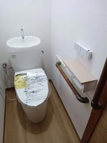 東京都昭島市のお客様のトイレ・トイレ内装工事　具体的な工事内容2