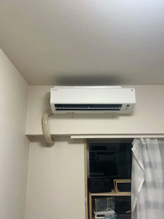 工事後　神奈川県横須賀市のお客様のエアコン工事