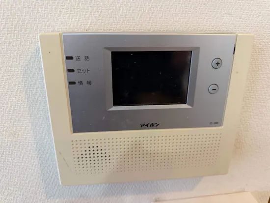 工事前　静岡県富士宮市のお客様のTVドアホン交換工事