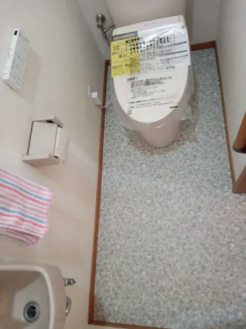 東京都青梅市のお客様のトイレ工事　具体的な工事内容2