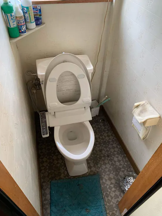 工事前　埼玉県羽生市のお客様のトイレ交換工事