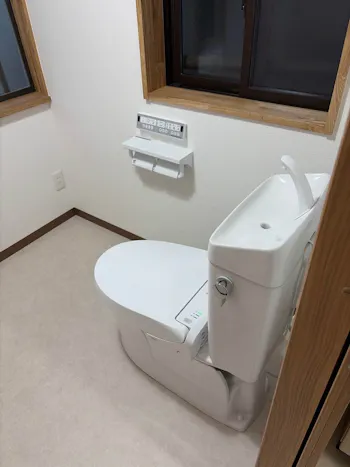 山梨県大月市のお客様のトイレ工事　具体的な工事内容2