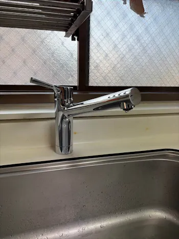 千葉県茂原市のお客様のキッチン水栓工事