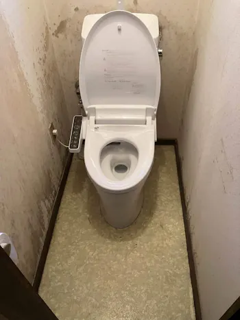 群馬県伊勢崎市のお客様のトイレ交換工事