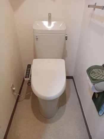 東京都昭島市のお客様のトイレ交換工事