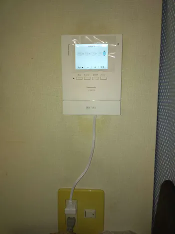 東京都青梅市のお客様のインターホン交換工事