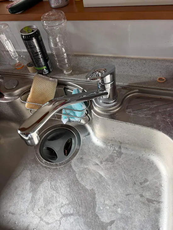 工事後　埼玉県桶川市のお客様のキッチン水栓交換工事