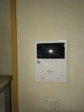 東京都青梅市のお客様のドアホン交換工事