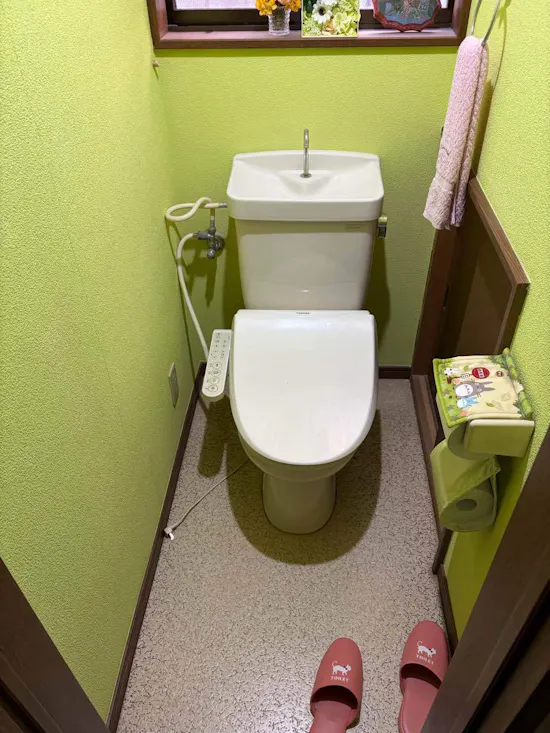 工事前　埼玉県熊谷市のお客様のトイレ工事