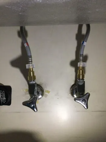 東京都青梅市のお客様のキッチン水栓交換工事　具体的な工事内容2