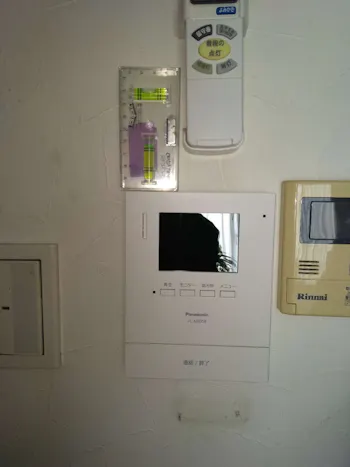 東京都羽村市のお客様のテレビドアフォン工事　具体的な工事内容3