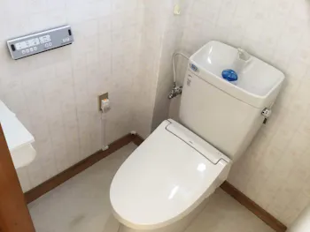 東京都青梅市のお客様の洗浄便座交換工事　具体的な工事内容1